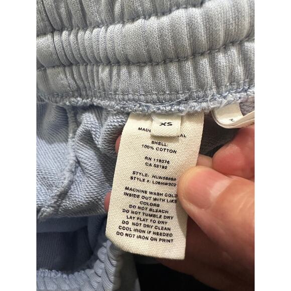 Helmut Lang Women’s Blue French Terry Track Pants Light Blue, size XS - Picture 5 of 12